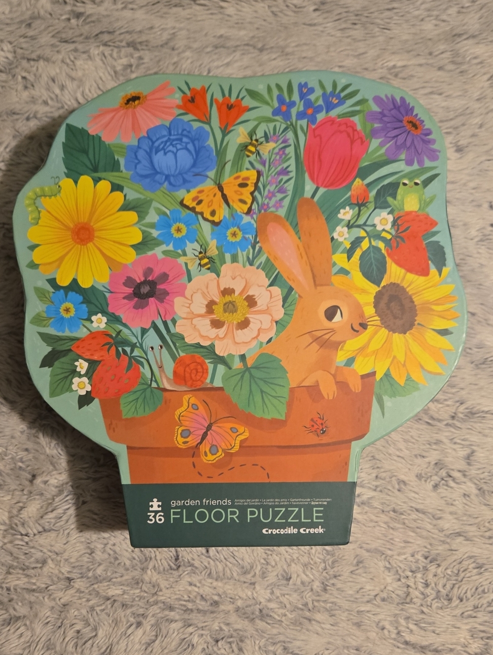 Crocodile Creek - Garden Friends 36-Piece Floor Puzzle